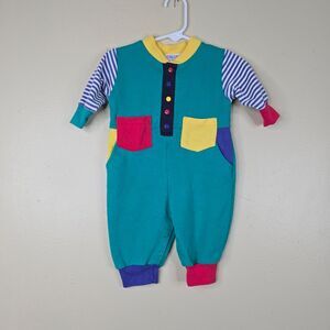 Small steps colorful 90s vintage jumper size 3-6m